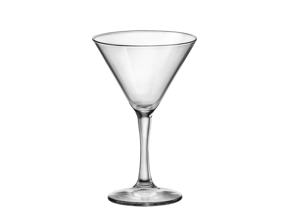 Pack 12 Bartender Martini Transparent Glass Bormioli Rocco