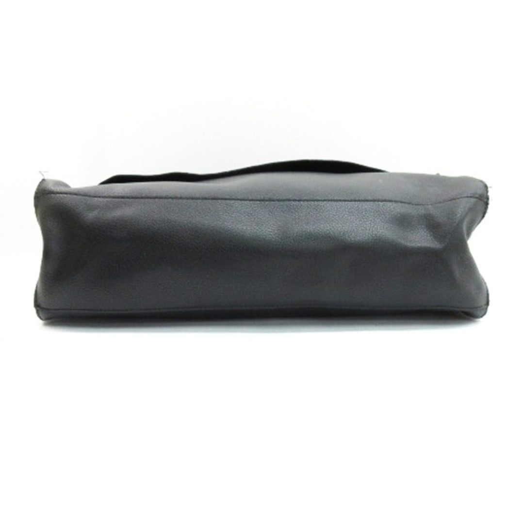KBF Urban Research 2 Way Faux Leather Shoulder Bag Black KBF Urban Research 2 Way Faux Leather Shoulder Bag Black