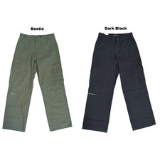Aeropostale Women's Relaxed Fit Mid Rise Straight Leg Utility Cargo Pant XXL Gre