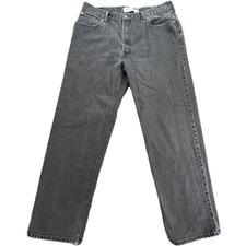 Levi's 550 Relaxed Fit Men's Jeans Dark Gray Black Wash Size 40x34