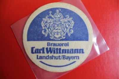 Bierdeckel  BRAUEREI  WITTMANN  LANDSHUT  93MM  aus Sammlung