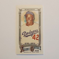 2025 TOPPS Jackie Robinson ALLEN & GINTER MINI BROOKLYN BACK 19/25  #31