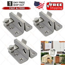 3X Flip Latch Thickened Heavy Hasp Safety Sliding Door Lock Gate Latches Left