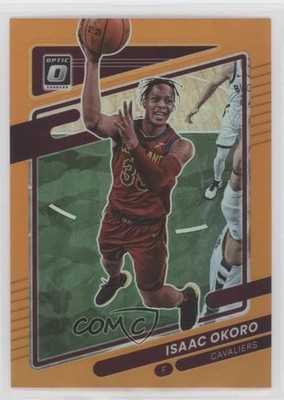 2021-22 Panini Donruss Optic Orange Prizm 20/199 Isaac Okoro #99 pe8