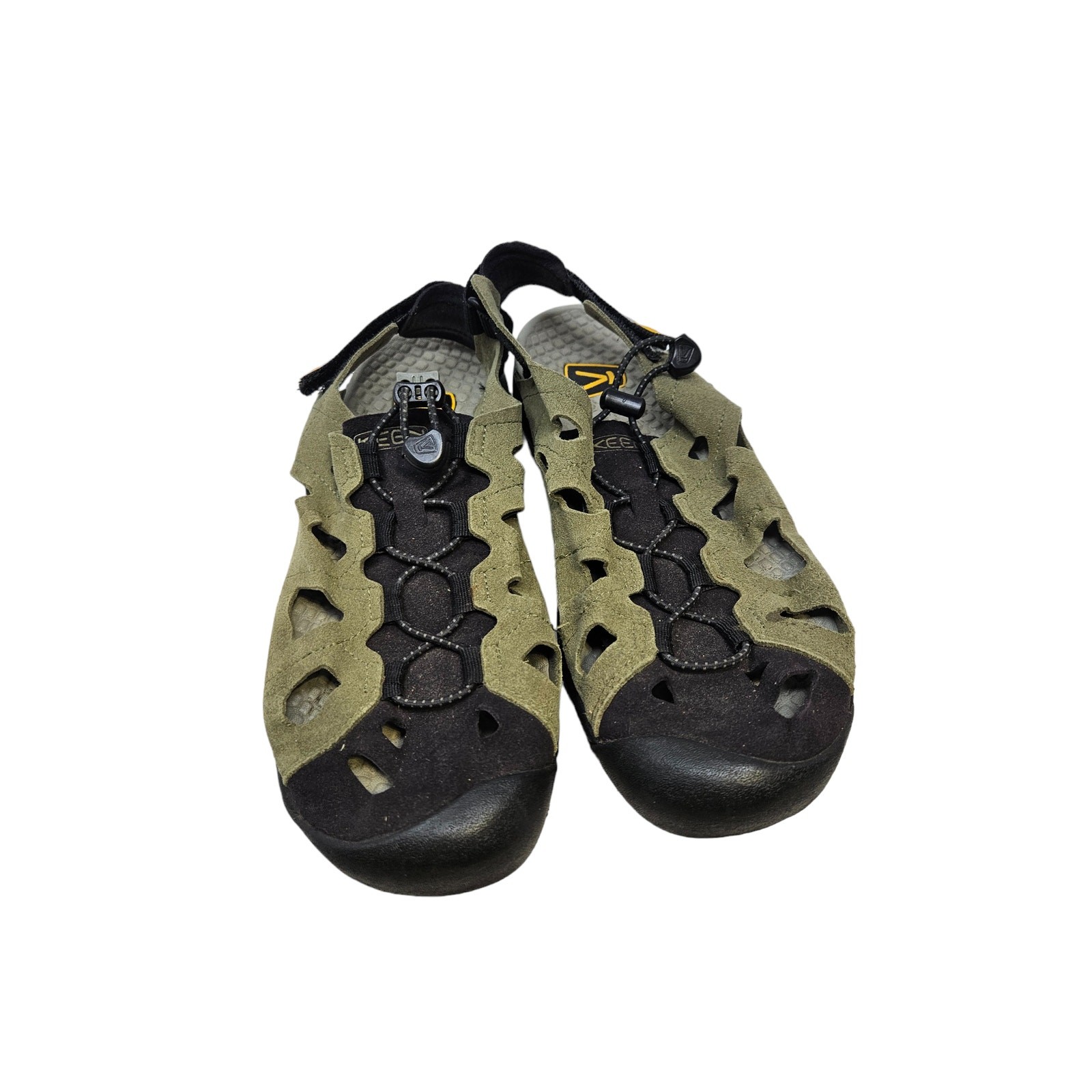 Sandali acqua Keen 9 classe 5 verde oliva impermeabili pelle scamosciata sport zattera