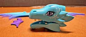 Lego Elves Water Dragon Adventure Head & Wing Parts 2016 Set 41172 Blue Purple