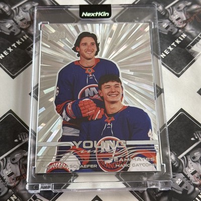 Matthew Schaefer & Marc Gatcomb 2025-26 Upper Deck Young Guns Teammates Outburst