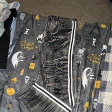 ZCL Charcoal Wash Gray Denim Skinny Slim Fit 5-Pocket Logo Jeans Men 34