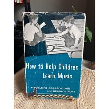 1955 How to Help Children Learn Music Vintage Music Education Book Mid Century