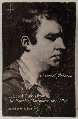 Selected Essays from the Rambler, Adventurer and Idler by Samuel Johnson PB 1968