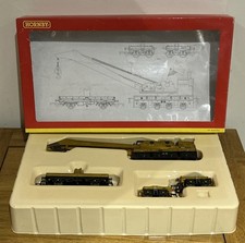 Hornby R6204 75T Breakdown Crane ADB 141 in BR Yellow Livery - Weathered - READ