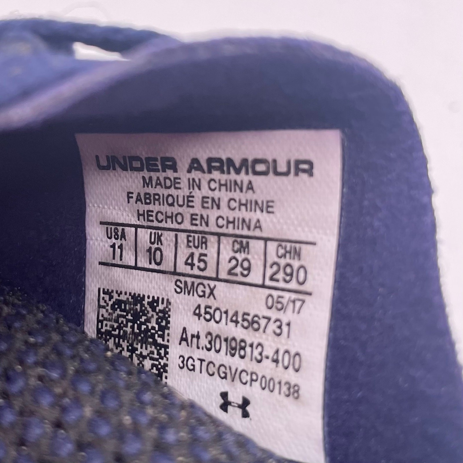 Under Armour Threadborne Shift Heathered Blue Sho… - image 9