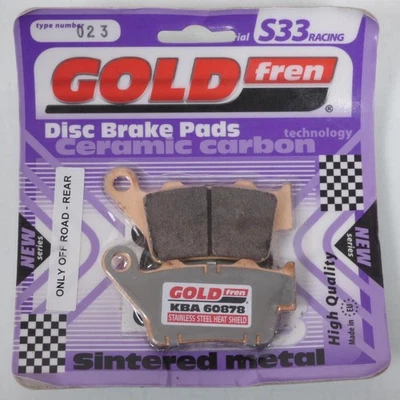 Plaquette de frein Gold Fren pour Moto CCM 650 FT 2008 ARD Neuf - Photo 1/2