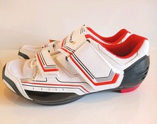 Muddyfox Rbs 100 White Black Red Uk 6 New Boxed Cycling Shoes
