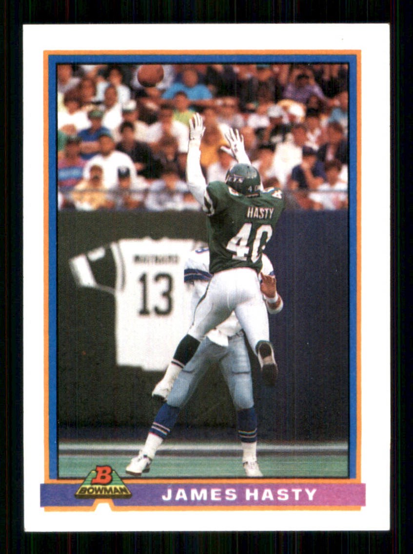 1991 Bowman #393 James Hasty New York Jets 59211