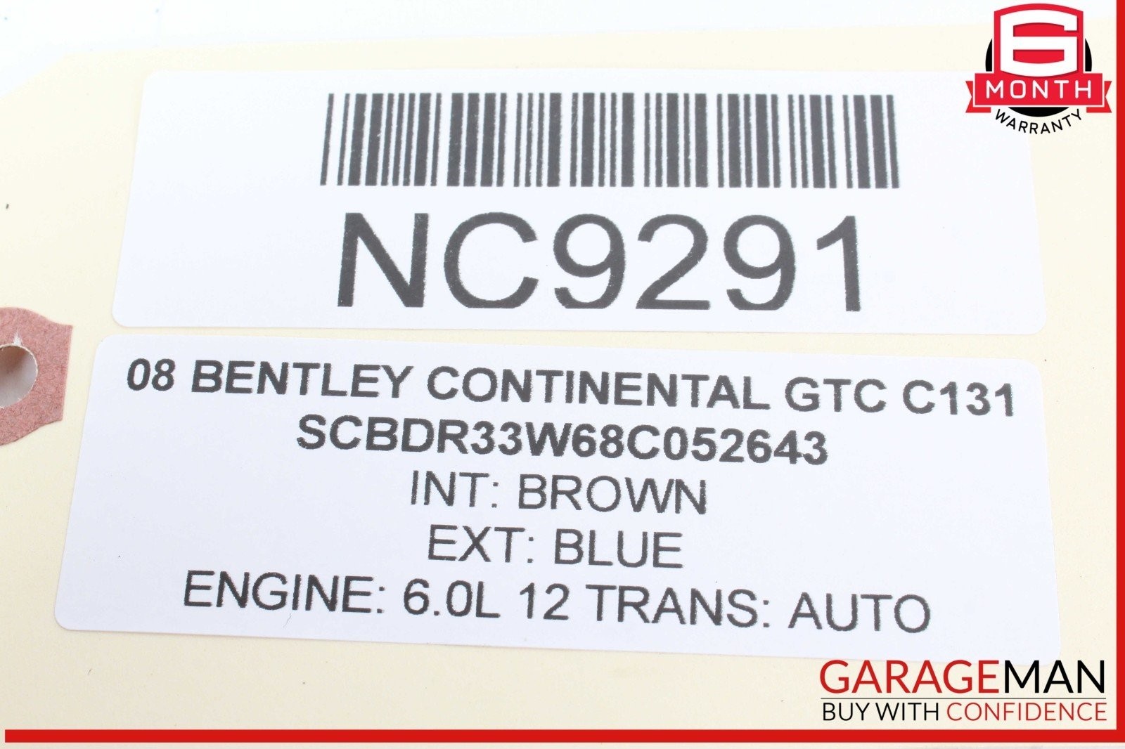Bentley Continental GT 2003-2012 FRONT+LEFT Door latch