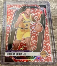 🐉 2024-25 Panini Prizm Bronny James Jr. #243 Dragon Year Prizm 23/88 Rookie RC