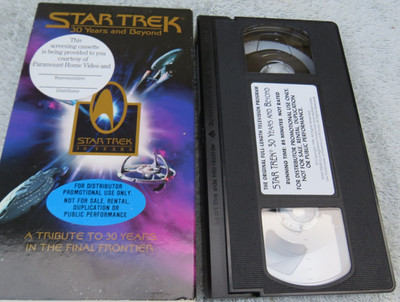 Star Trek 30 Years And Beyond (1998, VHS) SEALED Vintage Rare NFS Promo Version