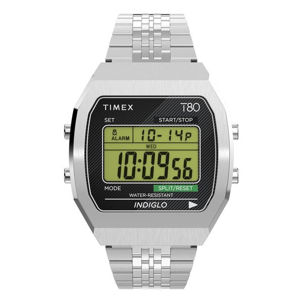 Timex T80 Stahl 36Mm Edelstahl Armband Uhr TW2V74200-image