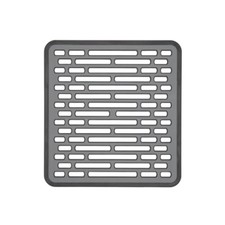 Small Sink Mat: Gray Polypropylene Kitchen Sink Protector Dish Drying Rack