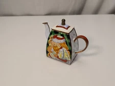 Charlotte Di Vita Enameled Renoir Miniature Teapot, Limited Edition, H612