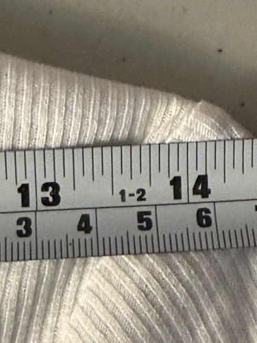 AGOLDE Lightweight Ribbed Crew Ren Tee Size M Medium White Short Sleeve $78 - Picture 9 of 11