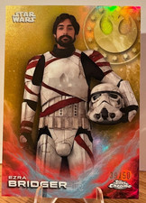 2025 Topps Chrome Star Wars Ezra Bridger CE-161 Gold /50 Costco Exclusive