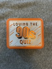 90  s Trivia Quiz Game. 100 Questions w/Sand Timer Included