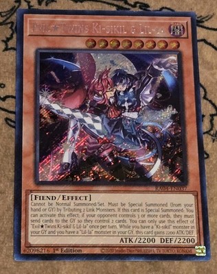 Yugioh Evil Twins Ki-sikil & Lil-La 1st Edition Secret Rare LP 