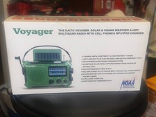 KAITO Voyager KA-500 Solar Crank Weather Alert Multiband Radio New in Box