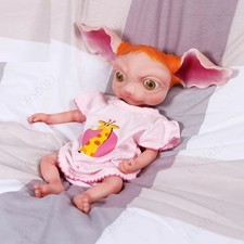32CM Baby Doll Toys Full Body Silicone Reborn Baby Dolls With Long Ears Elf Boy