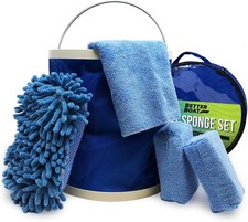 Boat Cleaner Car Wash Sponges Non-Scratch Microfiber Sponge Wash