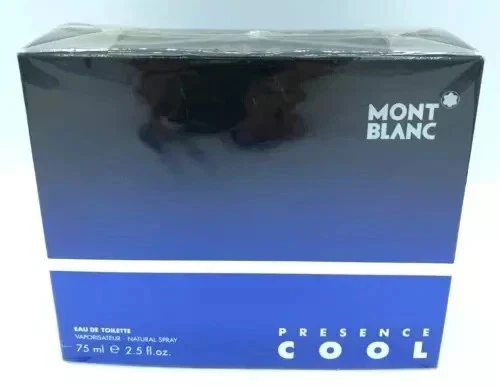 Montblanc PRESENCE COOL 2,5 oz / 75 ml EDT Spray FÓRMULA VINTAGE. Foto 2 de 2