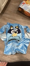 Licensed Bluey Character Child Halloween Costume Jumpsuit Head only L 4-6X