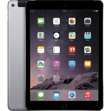 Apple 9.7 " iPad Air 2 32GB Wi-Fi 4G LTE Space Gray MNVU2LL/A Good