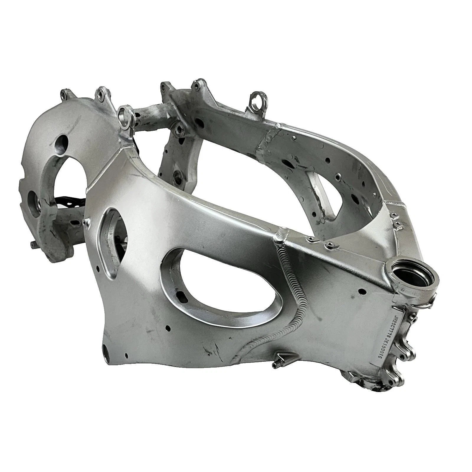 2017 - 2019 Honda CBR 1000RR Sp Principal Cadre Corps Châssis Argenté Fissure