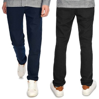 Kids Boys Chino Jeans Trousers Skinny Stretch Pants Stretch Waistband 30001