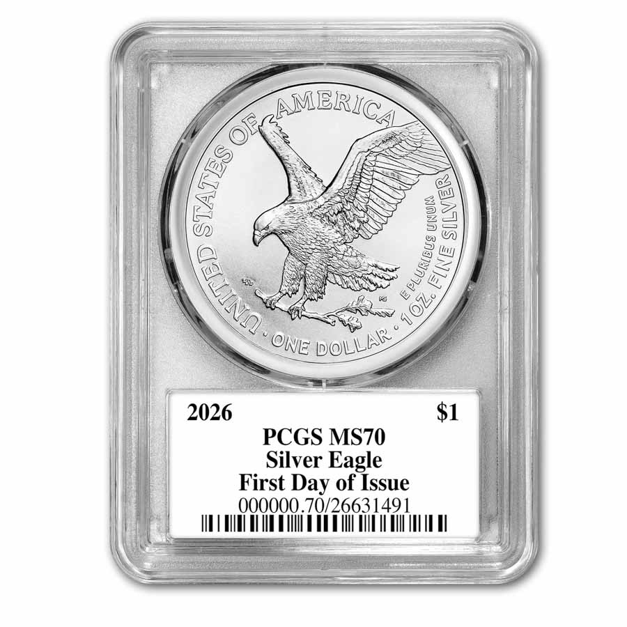 2026 American Silver Eagle MS-70 PCGS (FDI, 250th Anniversary) | eBay