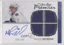 2007 O-Pee-Chee Premier Quad Rookie Memorabilia /299 Mason Raymond #135 Auto 0i6
