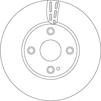 2X TRW DF6793 Bremsscheibe FüR Mazda-image