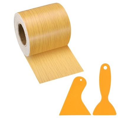 Wood Grain Repair Tape, 2'' x 33' with Scraper for Furniture, Beautiful Oak
