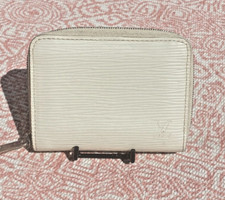 Auth Louis Vuitton WHT Epi Zippy Coin Purse Case Wallet Purse sold separately 