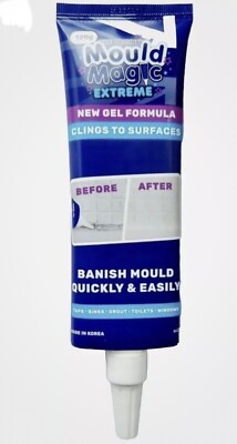MOULD MAGIC EXTREME GEL FORMULA 120G TUBE Eco ARMATUREN WASCHBECKEN FUGENFENSTER - Original