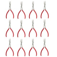 12 Pcs 5-1/2" Round Nose Pliers Wire Wrapping Jewelry Making Tools Ring Makings