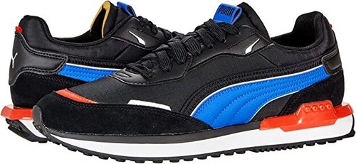 PUMA CITY RIDER ELECTRIC LOW SCHNÜRSCHUHE SNEAKER HERREN SCHUHE SCHWARZ GR. 13 NEU - Bild 1 von 9