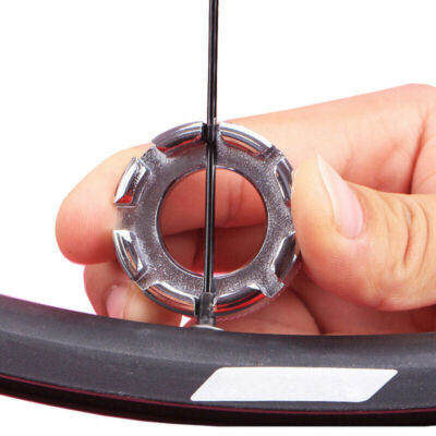 Chiave Per Raggi Bici In Alluminio CNC, Per Raggi Piatti 0.8-1.3mm, Apertura 78mm, Leggera E Precisa, 57g
