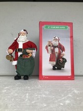 11 inch Santa Claus Free-Standing Figure Christmas Decoration With Bag of Toys