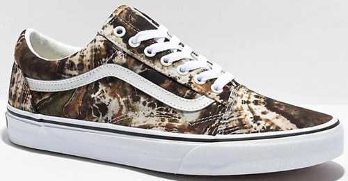 Vans Skate Old Skool Tie Dye Terry Black Multi Canvas Suede  display picture 1