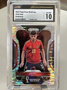 2022 Panini Prizm FIFA World Cup Qatar Soccer Breakaway Prizms Pedri #226