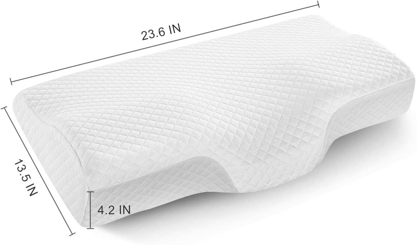 SpineEase Orthopedic Cervical Pillow - Ergonomic Memory Foam